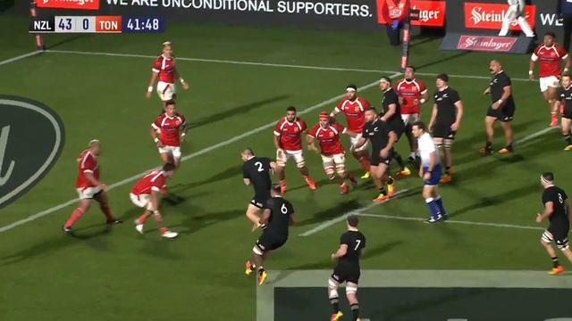 Nueva Zelanda 102 - 0 Tonga - 2021 - Récord de los All Blacks смотреть онлайн