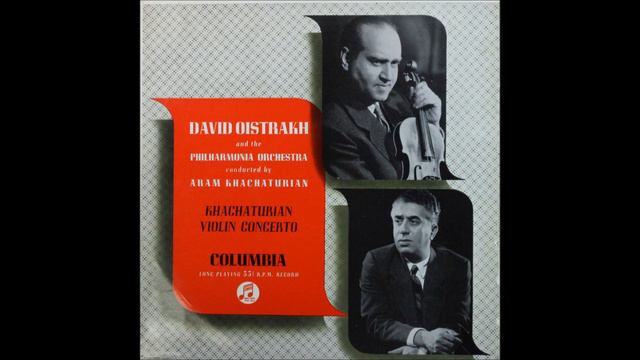 Aram Khatchaturian, Violin Concerto , 1st mov, David Oistrakh смотреть онлайн