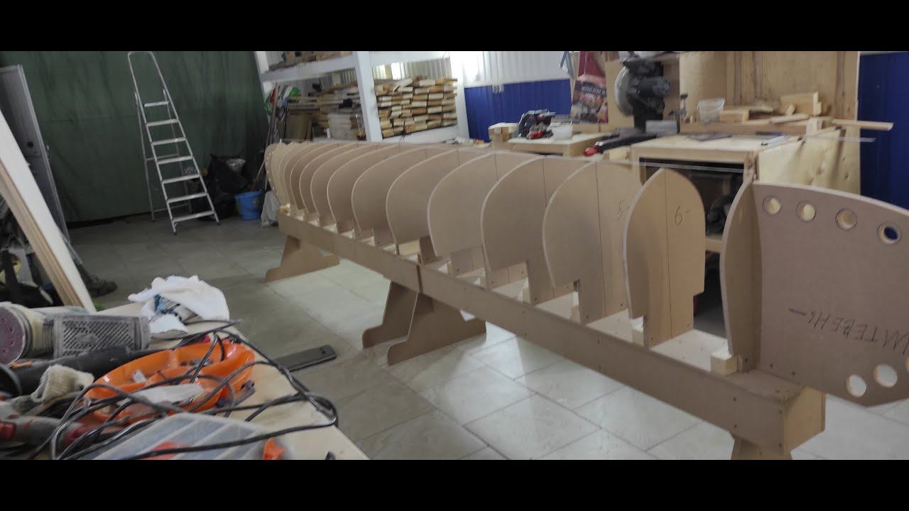 Каноэ РедБерд(Красная птица) своими руками из реек. 1 часть.⚓ смотреть онлайн