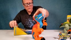 Jurassic World Dominion Dinosaur Imaginext Toy Action Figures T-Rex & Pyroraptor AdventureFun!