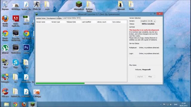 Установка пиратского лаунчера Minecraft 1.6+ для любой ОС Windows смотреть онлайн