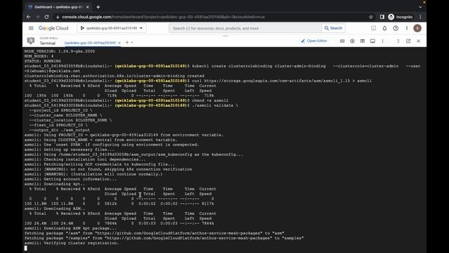 Installing Anthos Service Mesh on Google Kubernetes Engine || #qwiklabs #GSP654 [With Explanation?️ смотреть онлайн