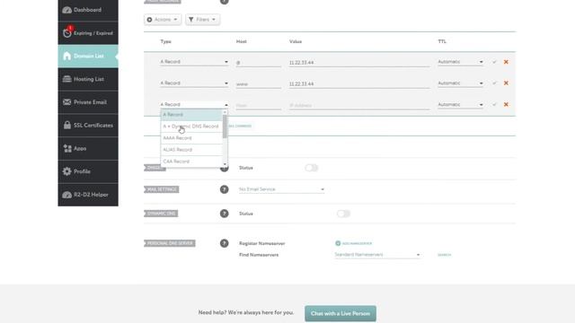 How to add an A record for a domain name in Namecheap account смотреть онлайн