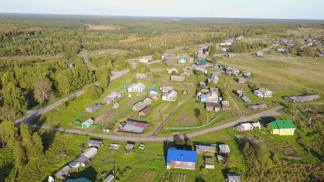 Летим в деревню.Село Керес(Керос) в Республике Коми смотреть онлайн