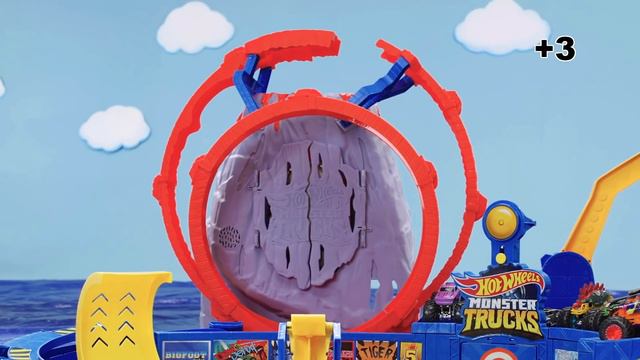 Уничтожит ли ИЗВЕРЖЕНИЕ ВУЛКАНА ОСТРОВ Monster Trucks Турнир Титанов