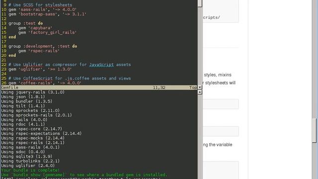Setting up Bootstrap in Rails смотреть онлайн