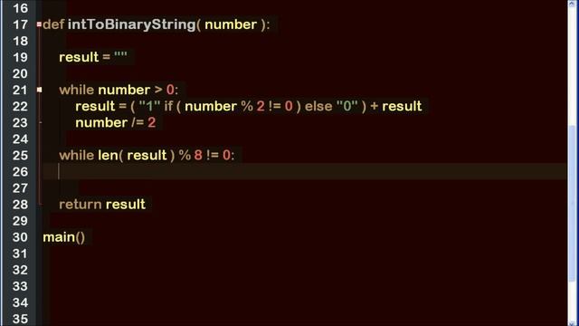 print integer binary in python ? смотреть онлайн
