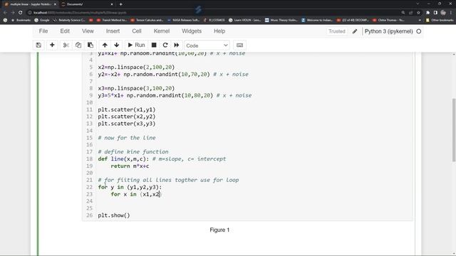 PYTHON MULTIPLE LINEAR REGRESSION|SCIPY| MATPLOTLIB| FIT LINE ON SCATTER PLOT| CURVE FIT USING SCIP смотреть онлайн