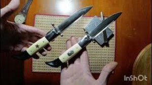 Складной нож «Финка НКВД» с портретом И.В.Сталина