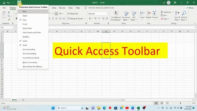 Microsoft Word/ Excel မှာ Quick access toolbar ပျောက်နေခဲ့လျှင်ပြန်ဖော်ခြင်း/အသုံးပြုပုံ смотреть онлайн