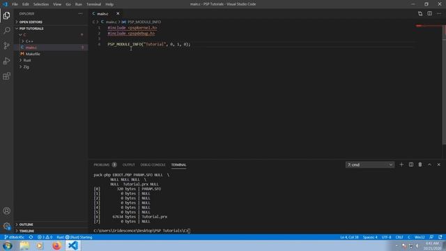 PSP Programming Tutorial #1 - Hello World! смотреть онлайн
