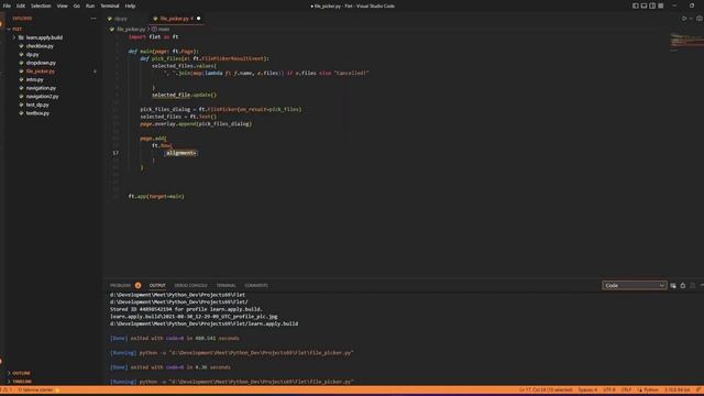 Flutter apps in Python | File Picker смотреть онлайн