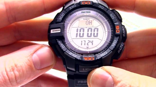 Casio ProTrek PRG-270-1E [PRG-270-1ER] - Инструкция, как настроить от PresidentWatches.Ru смотреть онлайн