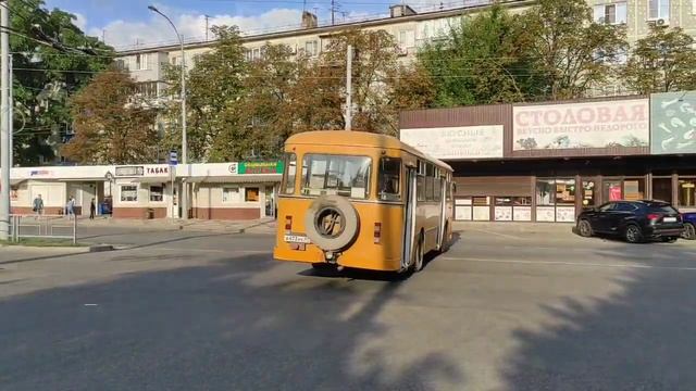 ЛиАЗ-677М служебный ВНИИБЗР, Краснодар, август 2021, последний рейс от ст. Водолечебница (1987-2021 смотреть онлайн