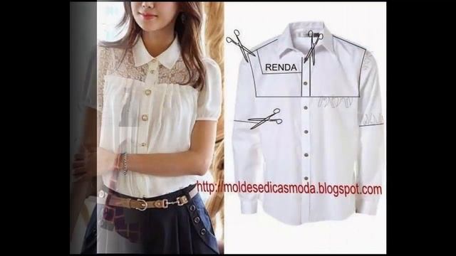 Переделка мужской рубашки смотреть онлайн