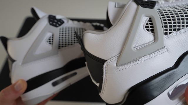 REAL VS FAKE! NIKE AIR JORDAN 4 MILITARY BLACK SNEAKER COMPARISON! смотреть онлайн