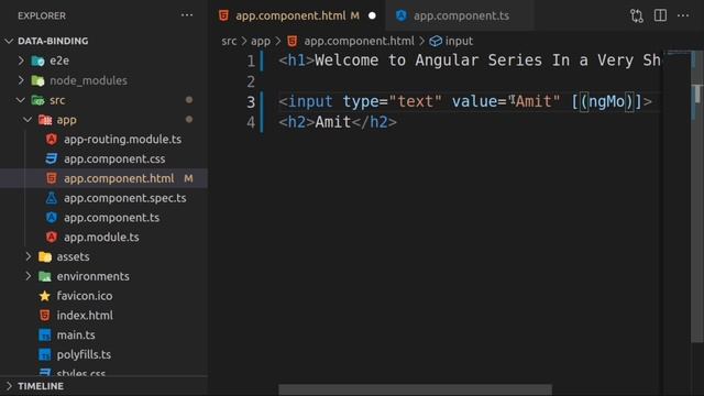 Two way data binding in angular | What is ngModel ? смотреть онлайн