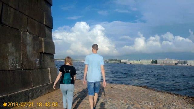 Пешком по городу.Санкт-Петербург.Заячий остров.Петропавловская крепость. смотреть онлайн