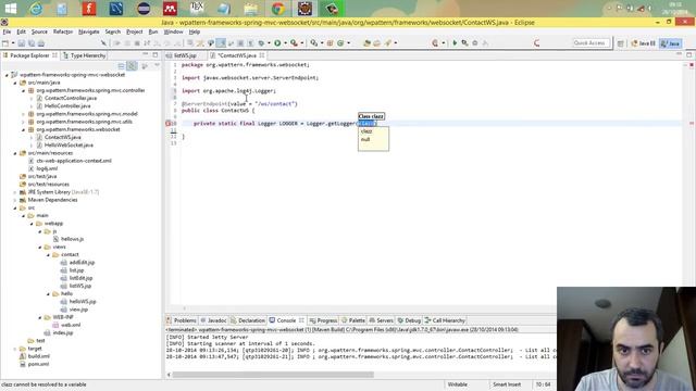 Spring MVC e WebSocket (Parte 05 - Desenvolvendo a Listagem dos Contatos) смотреть онлайн