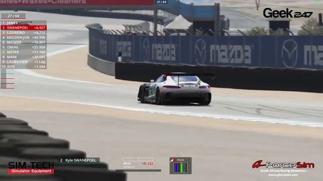 2018.1 SA simGT Series - Division 2 Round 3 Laguna Seca смотреть онлайн