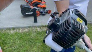 Первый запуск бензотриммера Рысь БТР-52