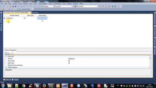 How to Create MS SQL Server Database in Visual Studio 2010 | By Parth Joshi смотреть онлайн