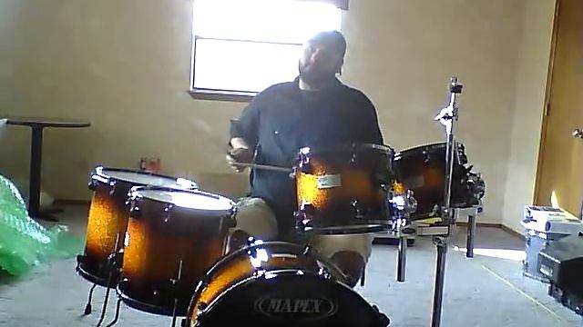Sound Check Mapex Saturn Birch Walnut Limited Edition yellow ocher Vid00037.MP4 смотреть онлайн