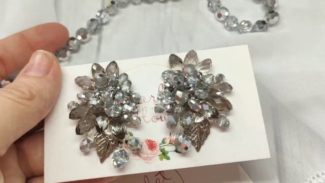Серьги гвоздики из хрусталя смотреть онлайн