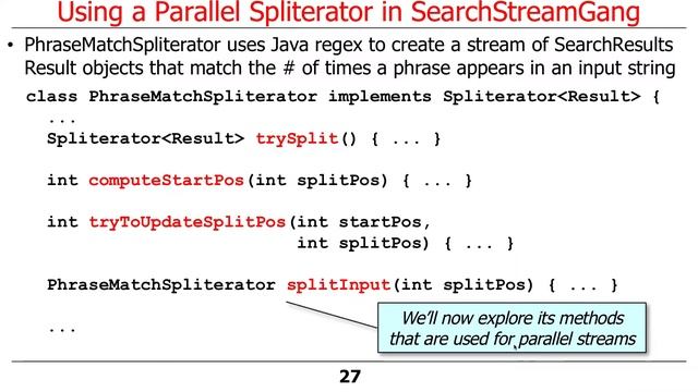 Java 8 Parallel SearchStreamGang Example (part 2) смотреть онлайн