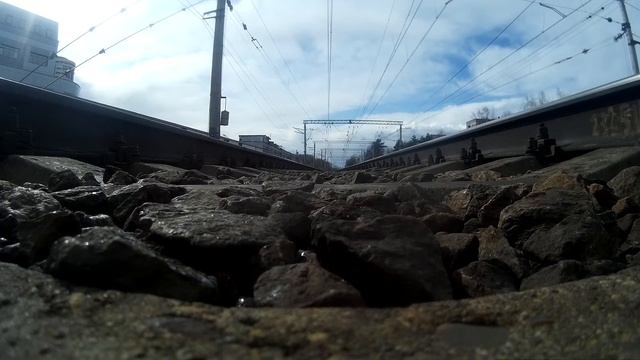 ЭД4М-0243 камера под поезд 1080p (апрель 2020) Ярославское направление (без звука) смотреть онлайн