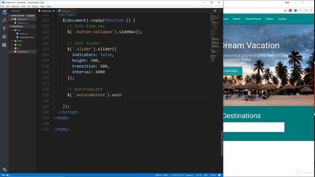 Materialize CSS from Scratch: Lesson 33 - Search Icon Boxes смотреть онлайн