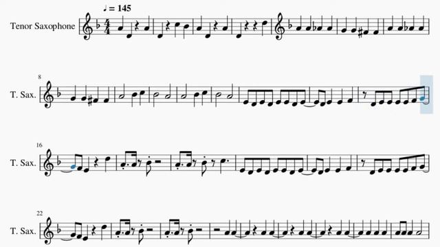 Tenor Sax Sheet Music: How to play The Rumbling (Attack on Titan) by SiM смотреть онлайн