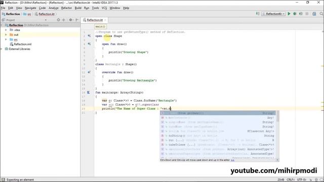 #341 Kotlin Tutorial | ReturnType of Reflection смотреть онлайн