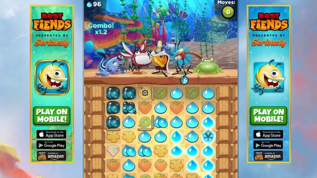 Best Fiends Level 650( EPIC FAIL ) - Walkthrough смотреть онлайн