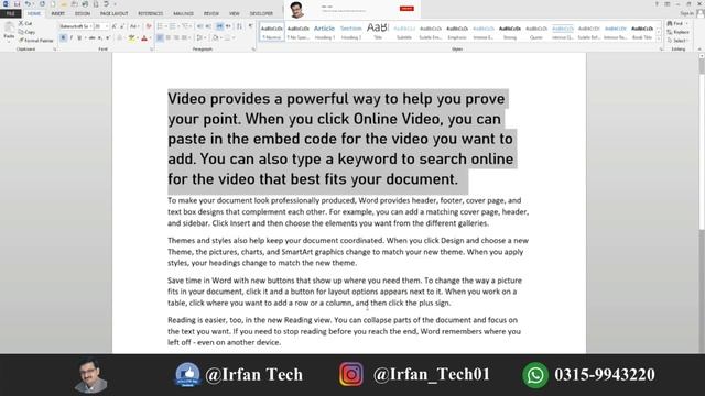 Using Ctrl+D | How to use the Ctrl+D in Word, Excel & PowerPoint | @IrfanTech01 смотреть онлайн