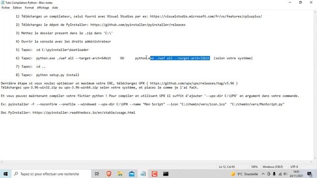 Compiler avec PyInstaller sans faux positifs (Windows) смотреть онлайн