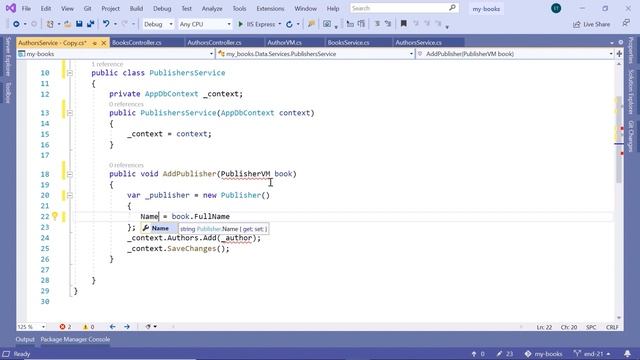 21. Adding Author & Publisher Services to Web API смотреть онлайн