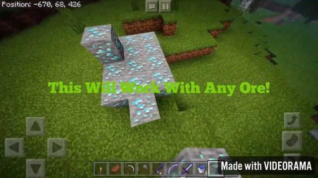 Vein Mining In Minecraft Pe! | Vein Miner Addon смотреть онлайн