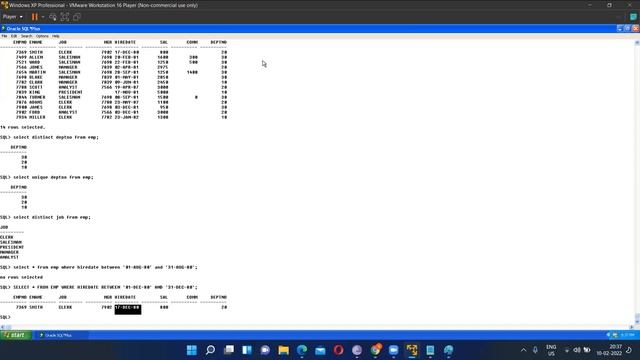 Basic SQL query in Oracle смотреть онлайн