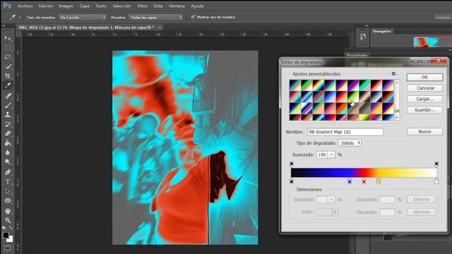 SMUDGED GRADIENT MAP EFFECT - Photoshop Tutorial смотреть онлайн