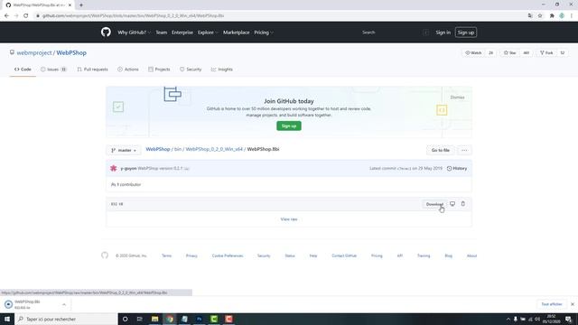 OUVRIR une image WEBP sur PHOTOSHOP смотреть онлайн
