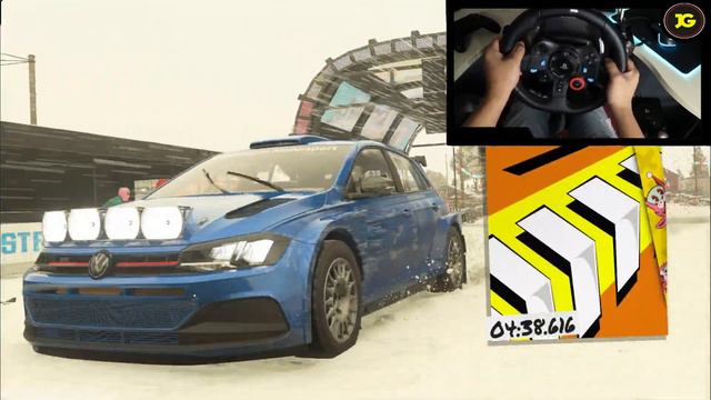 282 BHP Volkswagen Polo GTI R5 on DiRT 5 Logitech G29 Gameplay (PC) смотреть онлайн