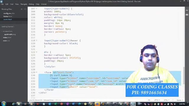 Real-time Messenger in Python with Django смотреть онлайн