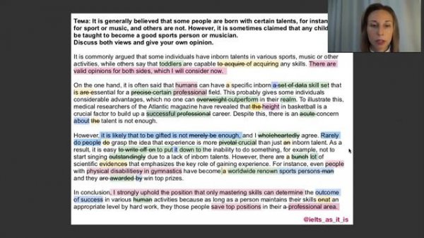 Разбор IELTS essay: эссе на 6 правим до 7, SAMPLE essay на 8 5!