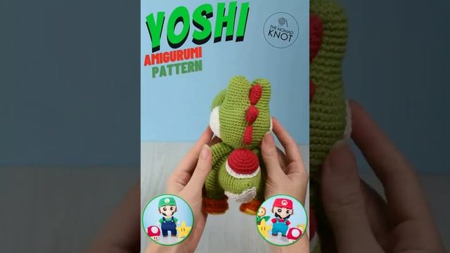 Dinosaur amigurumi Yoshi #amigurumi #tutorial #tutorialyoutube #tutorialamigurumi смотреть онлайн