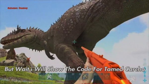 Carcharodontosaurus ARK Spawn COMMAND | How To SUMMON Carcharodontosaurus ARK Code