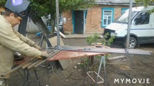 Лавочка из профтрубы