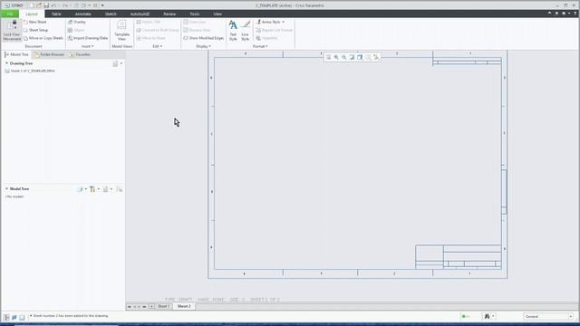 Create and customize drawing templates in Creo смотреть онлайн