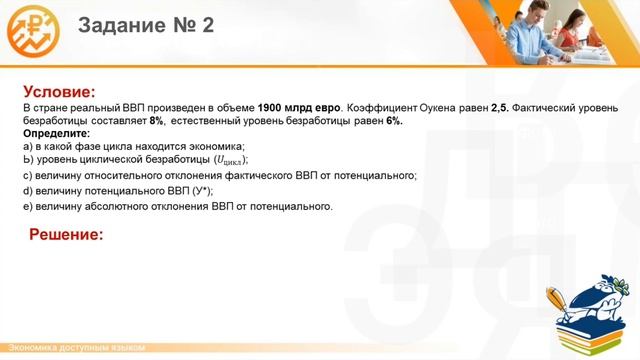 Экономика доступным языком: Макроэкономика. Безработица. смотреть онлайн