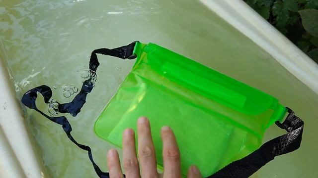 Водонепроницаемая сумка на пояс для плавания с Aliexpress. Дайвингсумка. Тест. смотреть онлайн